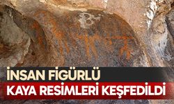 İnsan figürlü kaya resimleri keşfedildi