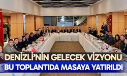 Denizli’nin gelecek vizyonu bu toplantıda masaya yatırıldı