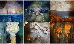 Gilindire Mağarası'nda görsel güzellik