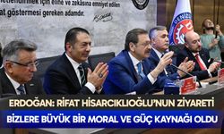 Erdoğan: Rifat Hisarcıklıoğlu’nun ziyareti, bizlere büyük bir moral ve güç kaynağı oldu