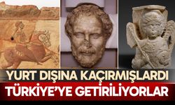 Tarihi eserler Türkiye'ye getiriliyor