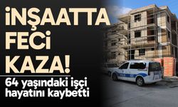 İnşaatta feci kaza