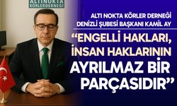 Ay: “Engelli hakları, insan haklarının ayrılmaz bir parçasıdır”