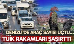 Denizli'de araç sayıları uçtu...