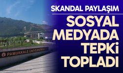Skandal paylaşım sosyal medyada büyük tepki topladı