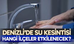 Denizli'de su kesintisi – 6 Aralık 2025