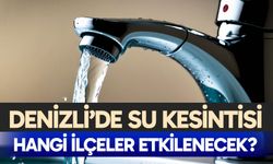 Denizli'de su kesintisi – 9 Aralık 2025