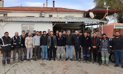 Başkan Tatık, fen işleri personeliyle aynı sofrada buluştu