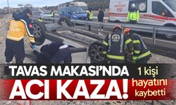 Tavas Makası’nda acı kaza! 1 ölü