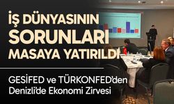 Denizli’de iş dünyasının sorunları masaya yatırıldı