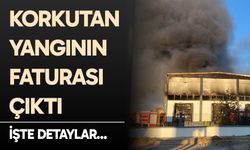 Denizli'de yangının faturası çıktı