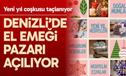 Denizli’de el emeği pazarı açılıyor
