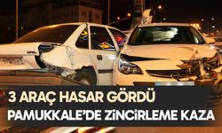 Kontrolden çıkan otomobil zincirleme kazaya neden oldu