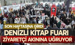 Denizli Kitap Fuarı ziyaretçi akınına uğruyor