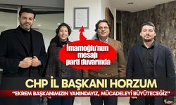 İmamoğlu’nun mesajı parti duvarında