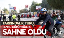 Farkındalık turu renkli görüntülere sahne oldu