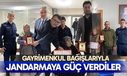 Gayrimenkul bağışlarıyla jandarmaya güç verdiler