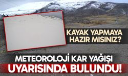 Meteoroloji kar yağışı uyarısında bulundu!