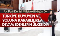 Ök, “Türkiye büyüyen ve yoluna kararlılıkla devam edenlerin ülkesidir”