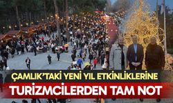 Çamlık’taki yeni yıl etkinliklerine turizmcilerden tam not