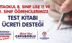 Test kitabı destek müracaatlarında son 1 hafta