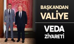 Başkan Çavuşoğlu'ndan Denizli Valisi Ömer Faruk Coşkun’a veda ziyareti...