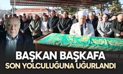 Başkan Mustafa Başkafa, son yolculuğuna uğurlandı