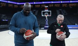 Cumhurbaşkanı Erdoğan, Shaquille O'Neal ile bir araya geldi