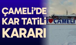 Çameli'de kar tatili kararı