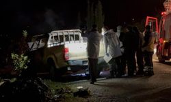 Araç içinde yanmış ceset bulundu