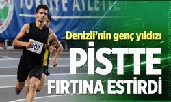 Denizli’nin genç yıldızı pistte fırtına estirdi