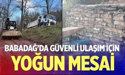 Babadağ'da güvenli ulaşım için yoğun mesai