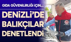 Denizli'de balıkçılar denetlendi