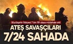 Denizli Büyükşehir’in ateş savaşçıları 7/24 sahada