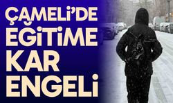 Çameli'de eğitime kar engeli