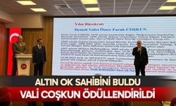 Altın Ok Sahibini Buldu: Vali Coşkun Ödüllendirildi
