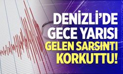 Gece Yarısı Gelen Sarsıntı Korkuttu