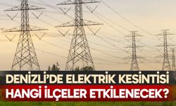 Denizli elektrik kesintisi… 13 Ocak 2026