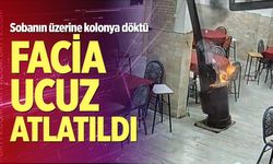 Sobaya dökülen kolonya ortalığı savaş alanına çevirdi