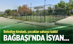 Bağbaşı’nda halı saha tepkisi; Çocukların spor alanı ücretli oldu