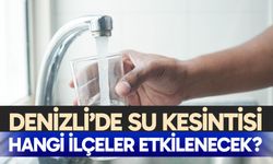 Denizli'de su kesintisi – 15 Ocak 2026