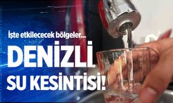 Denizli'de su kesintisi – 21 Ocak 2026