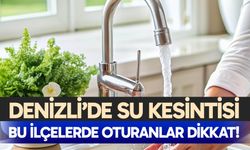 Denizli'de su kesintisi – 16 Ocak 2026