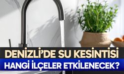 Denizli'de su kesintisi – 14 Ocak 2026