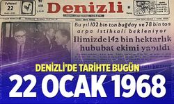 Denizli’de Tarihte Bugün – 22 Ocak 1968