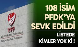 TFF’den bahis hamlesi: 108 isim PFDK’da