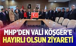MHP’den Vali Köşger’e hayırlı olsun ziyareti