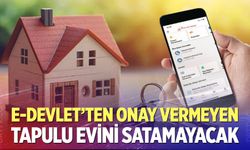 E-Devlet'ten onay vermeyen tapulu evini satamayacak! E-Devlet ilan yetki verme ve iptal etme işlemleri...