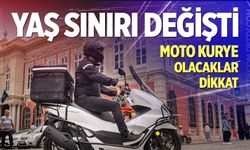 Moto kuryelerin yaş sınırı değişti!