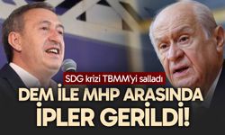 SDG krizi TBMM’yi salladı; MHP ile DEM arasında ipler gerildi!
